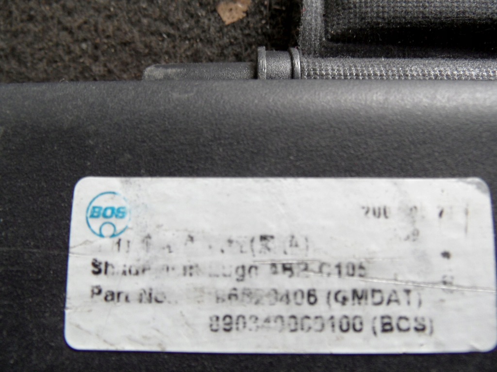 Opel Antara 08r Roller Blinds of the Trunk 96829406 Product image