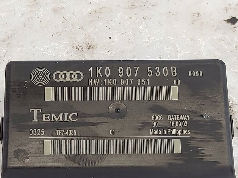 Modul Gateway Controller 1K0907530F 0325 TF7-4035 VW Seat Skoda Audi Temic Product image