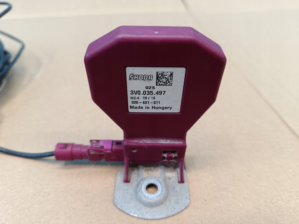 SKODA SUPERB 3 COMBI 2.0 TFSI 206KW 4X4 2018 MODUL CABLA ANTENA GPS LTE Product image