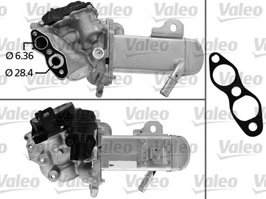 Radiator V29004027 EGR VAL700451 Peugeot 1.6-2.2D Product image
