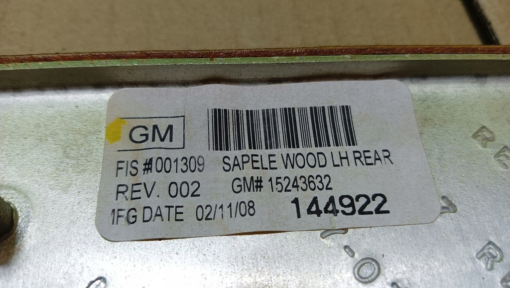 CADILLAC CTS II SET FÂZI DECOR UȘI LEMN 4 BUC. 08-14 USA Product image