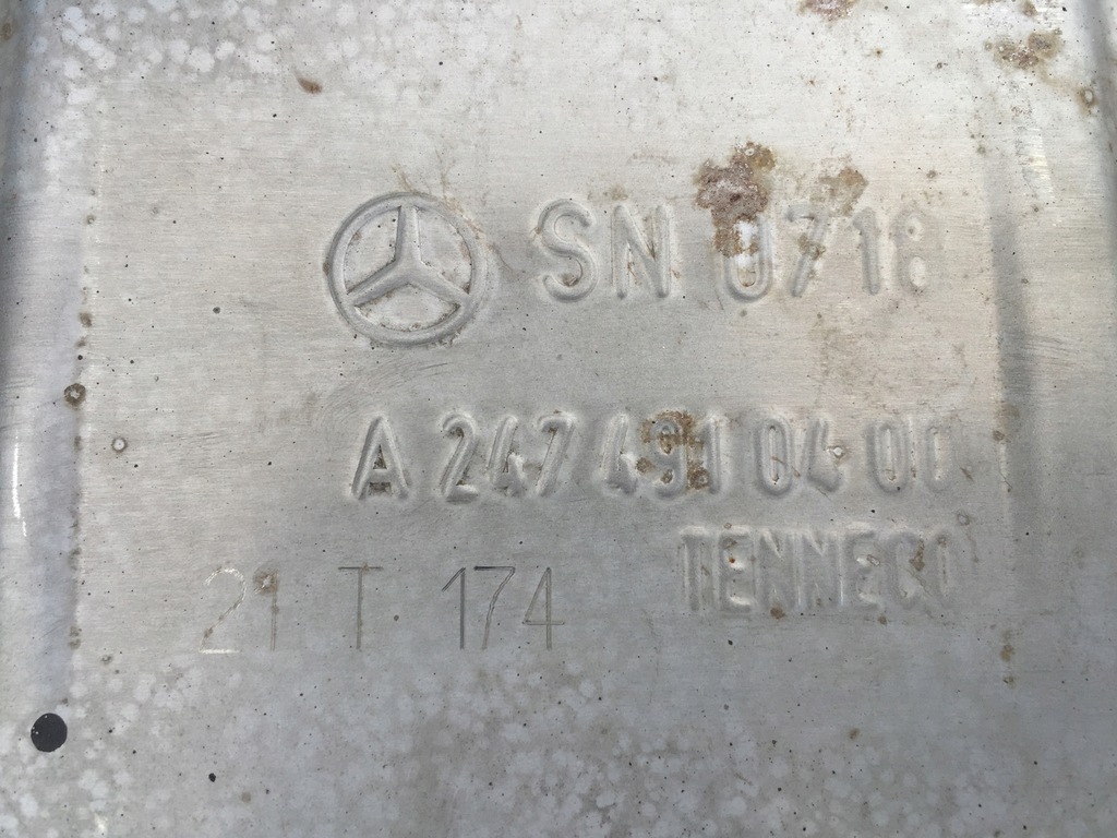 MERCEDES A W177 SEDAN ESCAPAR CATALITIC COMPLET Product image