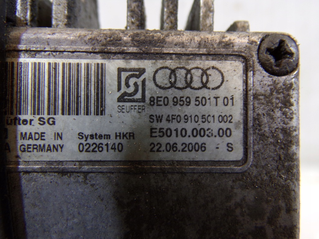 CONTROLLER MODUL VENTILATOR AUDI A4 B7 8E0959501T01 Product image