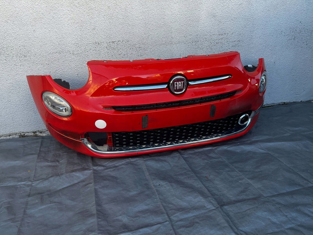Fiat 500 Ridicați bara de protecție față completă 2015-Chrom Product image