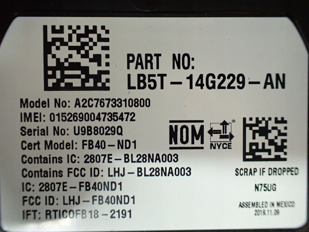 Modul telematic TCU Ford Explorer 2020- Product image