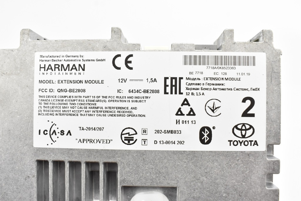 MODUL DE NAVIGARE GPS 86840-0F020 TOYOTA YARIS III AURIS II RAV4 IV CH-R Product image