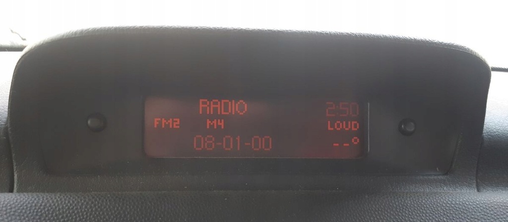 Ecran afișat Radio Peugeot 307 2001-2005 înainte de ridicare 9640963777 Product image
