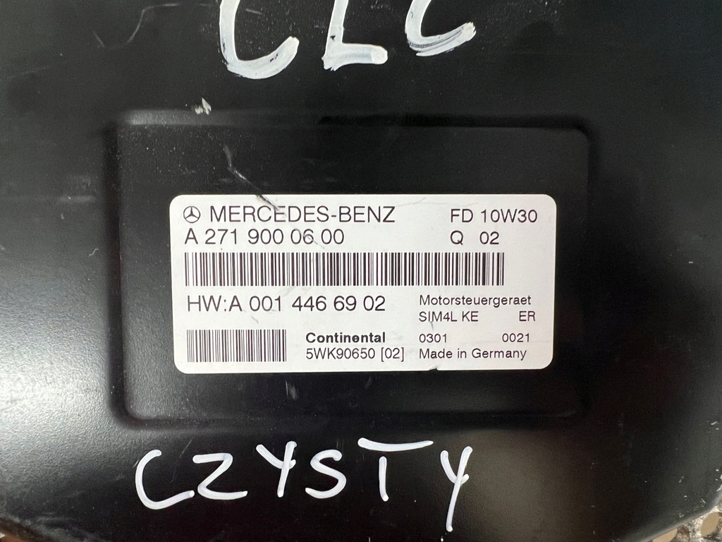 Mercedes-Benz Motor Controller Clean A2719000600 Product image