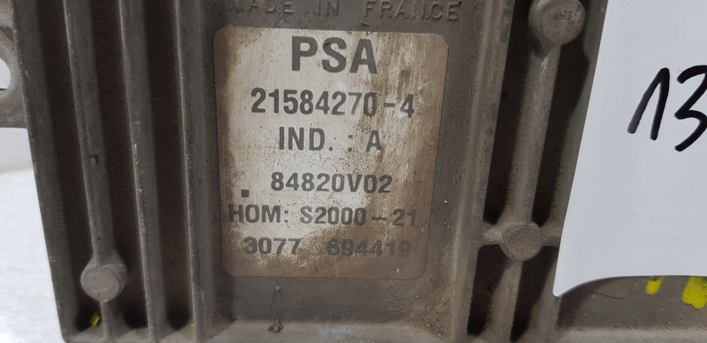 Peugeot 106 1.4 [KFW TU3JP] Calculator motor #1354 Product image