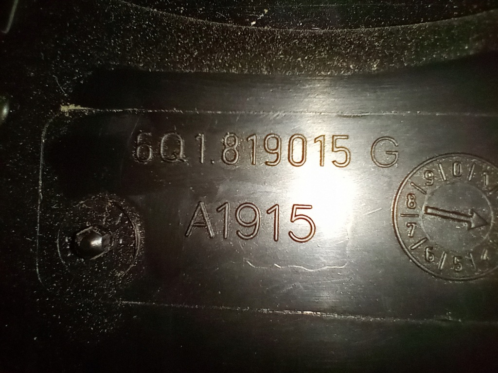 Ventilator de cabină Volkswagen 6Q1819015G Polo Product image