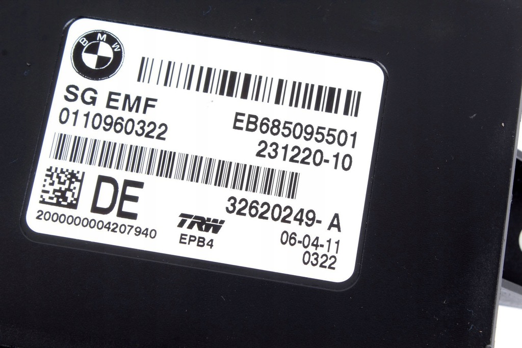MODUL CONTROLLER FRANA DE MANA EMF BMW 6850955 Product image
