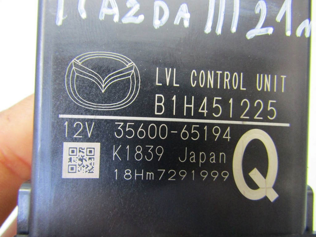 MAZDA 3 BP IV 21R MODUL CONTROL LUMIN CONTROL LVL 35600-65194 B1H451225 Product image