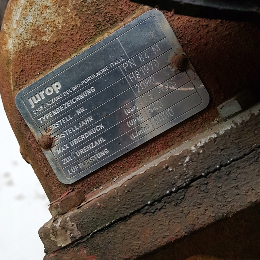 POMPA DE VID PENTRU JUROP PN 84M 9000 L/MIN Product image
