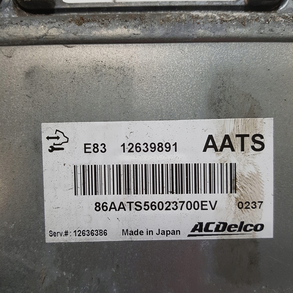 Motor Controller de calculator Opel Astra J 1.4 B 2010 12636386 12639891 Product image