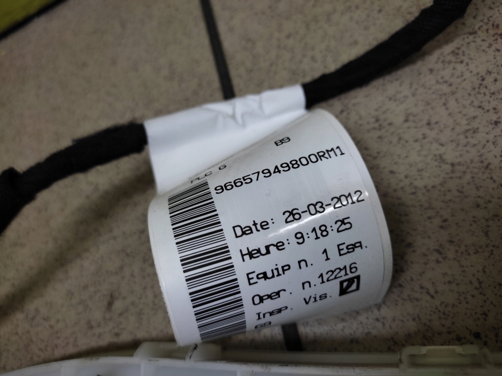 CABLA CITROEN BERLINGO III, CABLU UȘĂ STÂNGA SPATE 96657949800RM1 Product image