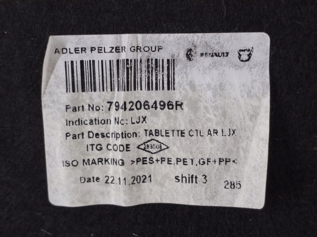 RAFT portbagaj SPATE CAPAC GEAM DACIA LOGAN 3 21 martie Product image