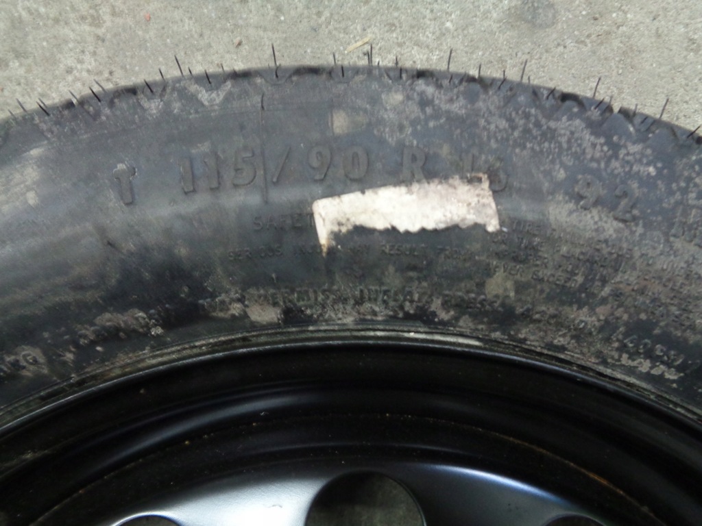 BMW E46 CONVERTIBIL 2.0CD ROATA DE rezerve 115/90 R16 5X120 Product image