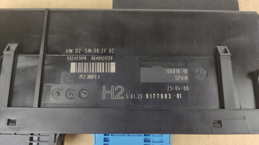 BMW E87 E90 MODUL CONFORT PL2 JBBFE II H2 9177983 Product image