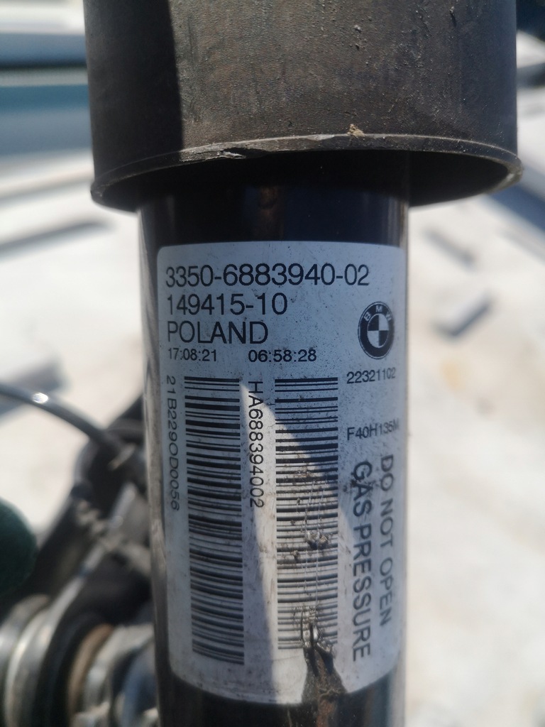 Fuseta, AMORTIZOR DREAPTA SPATE BMW 6898964 F40 Product image