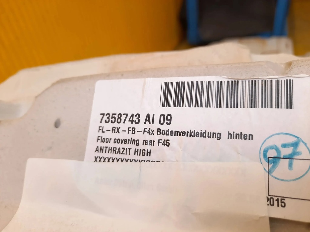 BMW 2 F45 ACTIVE TOURER COVOR SPATE 7358743 Product image