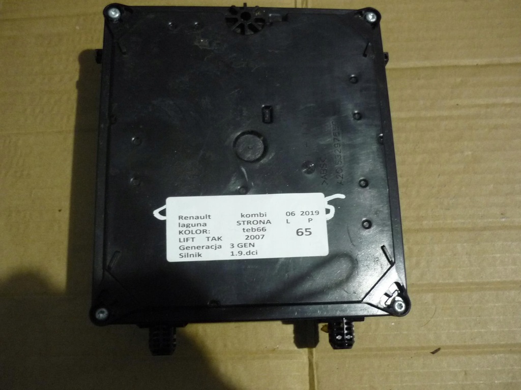 BCM LAGUNA III CONTROLLER MODULE 1.9 DCI 284B10035R Product image