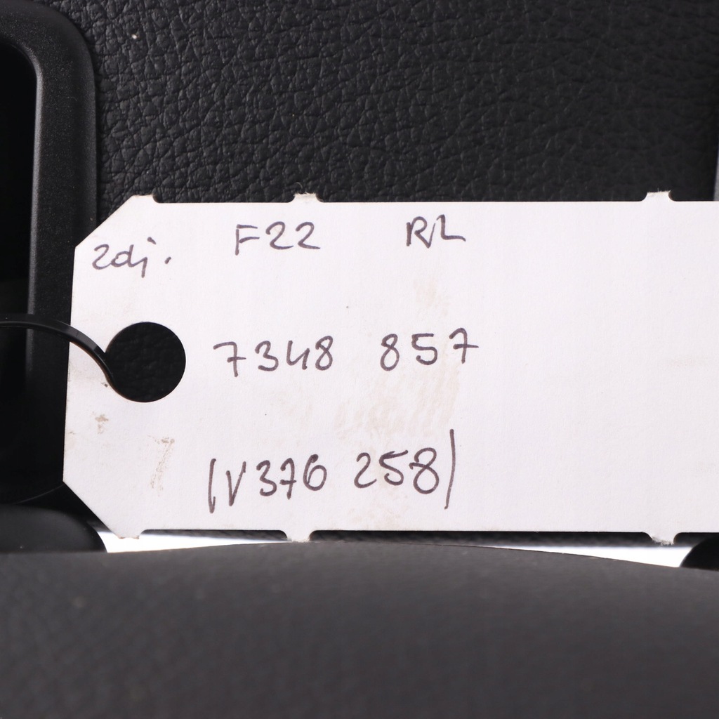 BMW F22 Scaun Spate Spatar Stânga Piele Dakota Negru 7348857 Product image