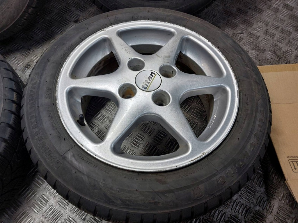 ROȚI IARNA 4X100 6Jx14 ET37 165/65R14 HYUNDAI MAZDA KIA HONDA TOYOTA Product image