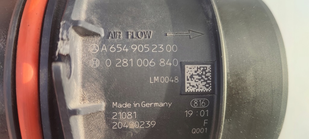 Debitmetru de aer Mercedes-Benz OE A6549052300 Product image