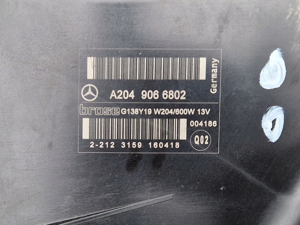 Clasa C W204 Alte locuințe cu 600W A204906802 A2045400788 2016 Product image