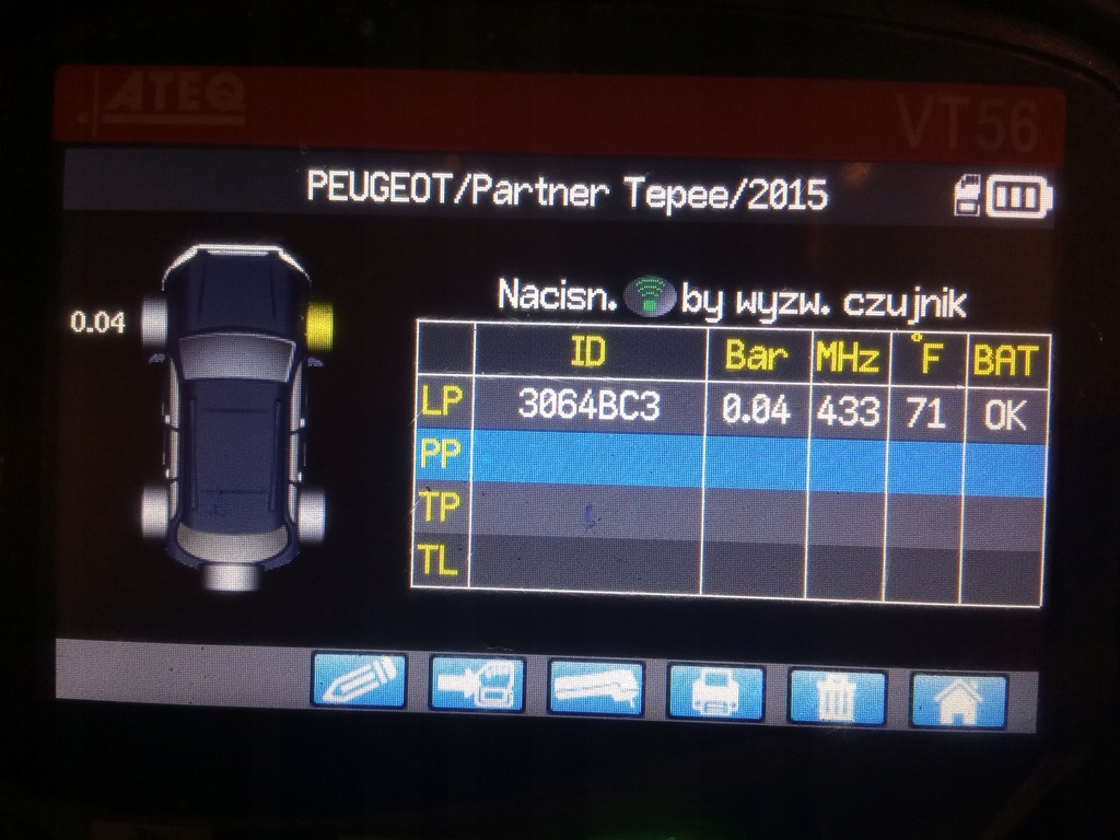 MM TPMS SENSOR PRESIUNE CITROEN 9811536380 Product image