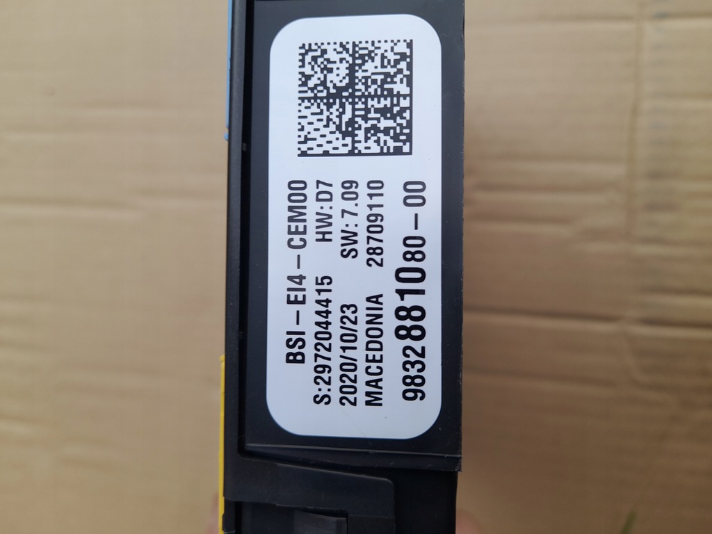 CITROEN E-C4 CUTIE SIGURANȚE MODUL ELECTRIC BSI Product image