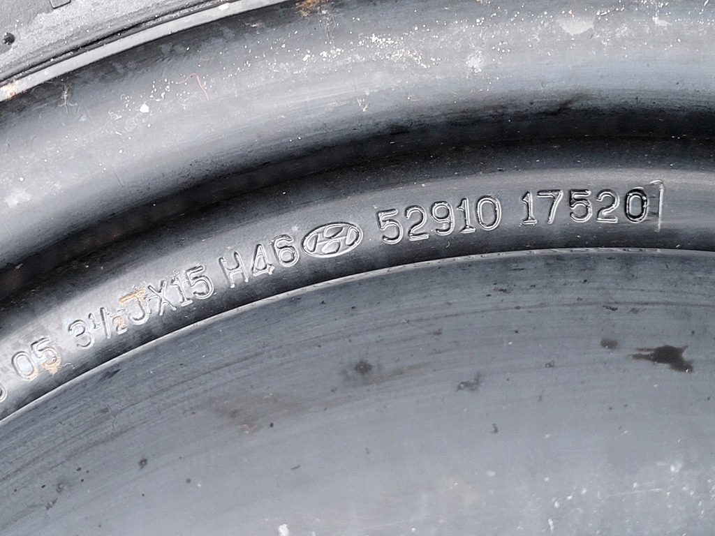 Roata de rezerva OE 52910-17520 HYUNDAI MATRIX 115/70R15 3.5Jx15 4x114.3 R15 Product image