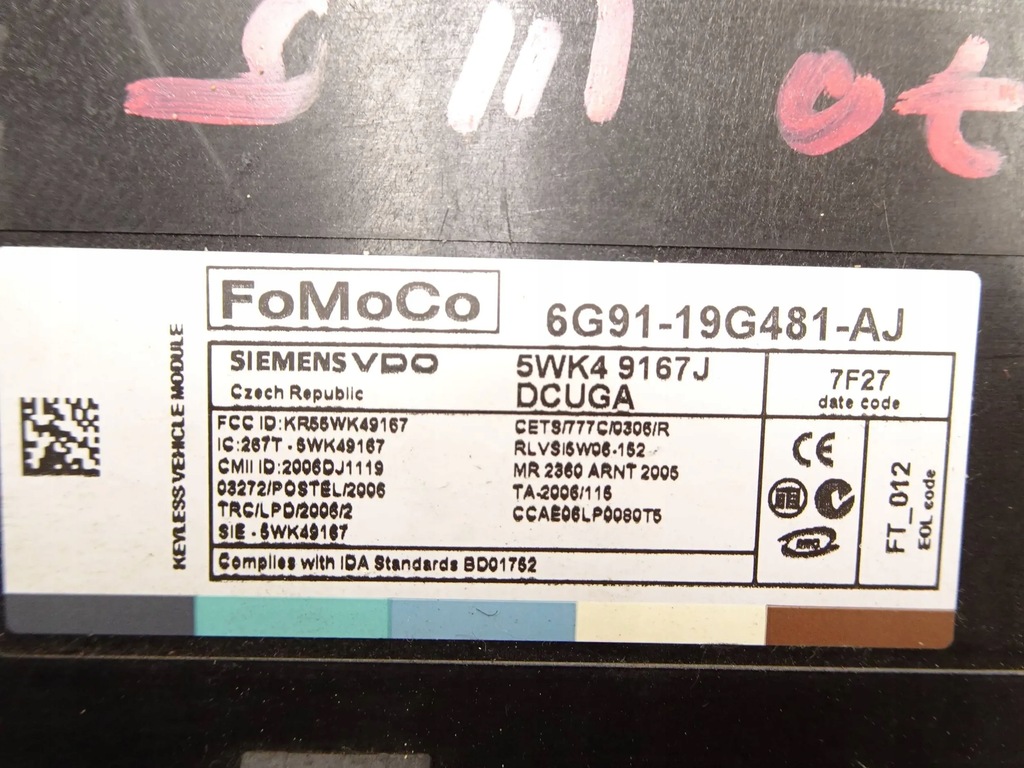 Modul confort Volvo V70 III S80 II Product image