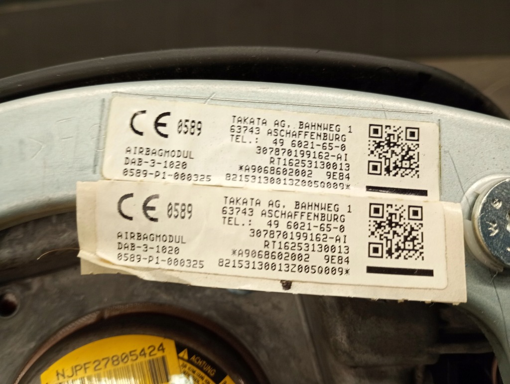 A9068602002 Mercedes Sprinter W906 pernă airbag Product image