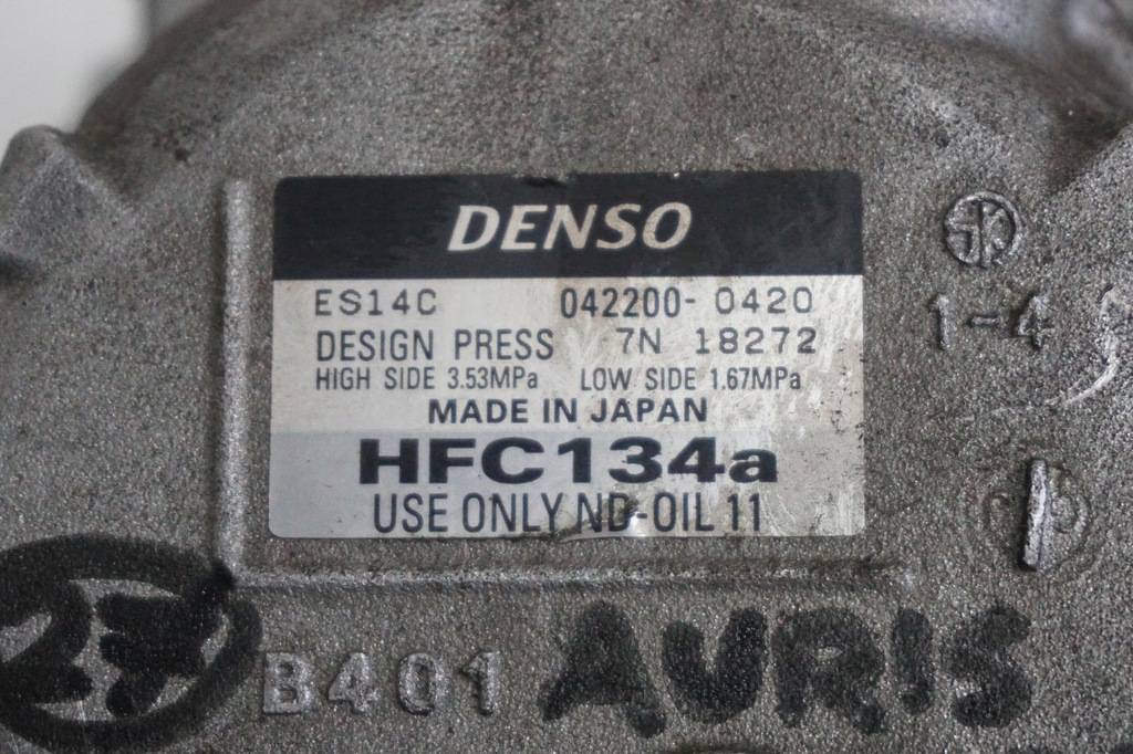 TOYOTA AURIS 2 II 1.8 HYBRID LEXUS CT200 COMPRESOR AER CONDITIONAT 042200-0420 Product image