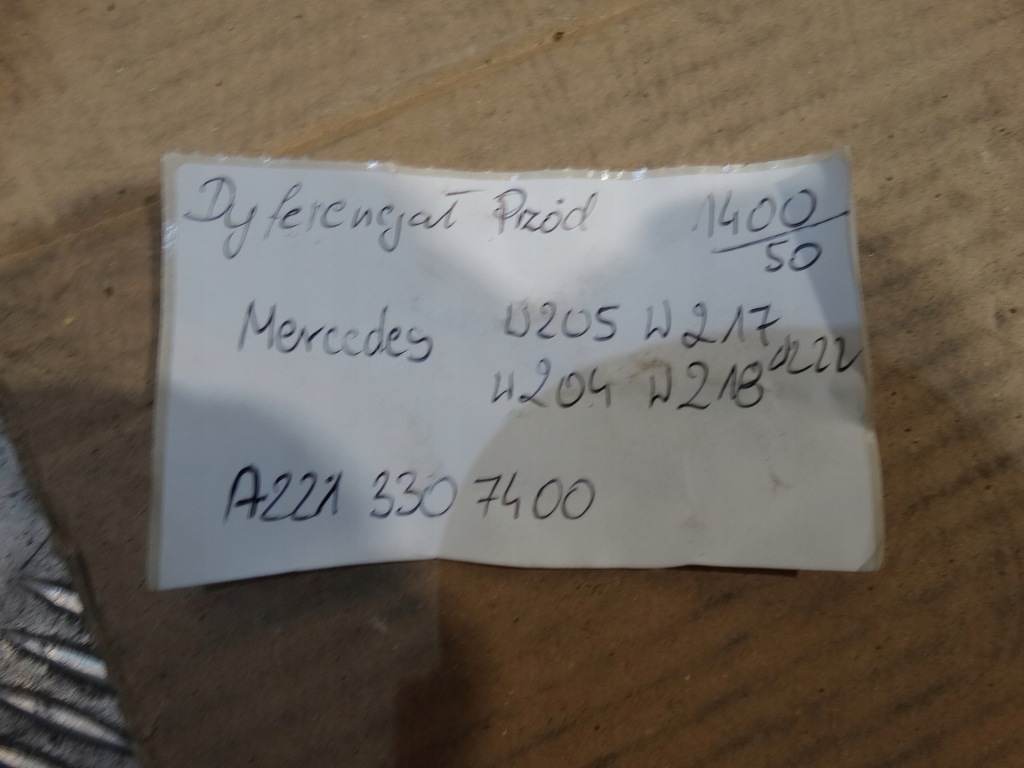 DIFERENȚIAL FAȚĂ PERFECT MERCEDES W217 2.82 1 Product image