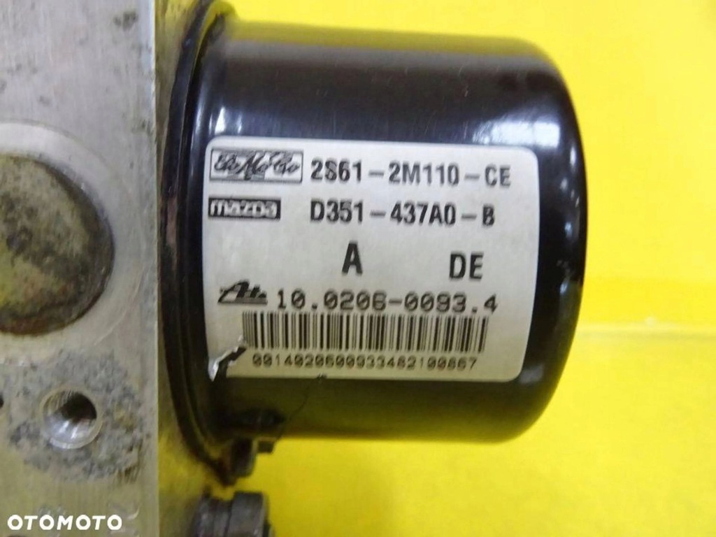 ABS CONTROLLER POMPA FORD FIESTA V 10.0960-0106.3 / 2S61-2M110-CE NR100 Product image