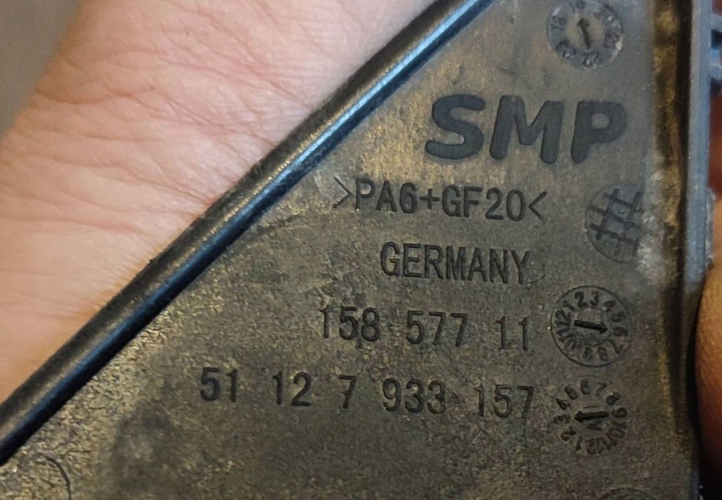 Fixarea diapozitive a absorbantului de protecție spate stânga BMW 3 G21 Stație vagon org Product image