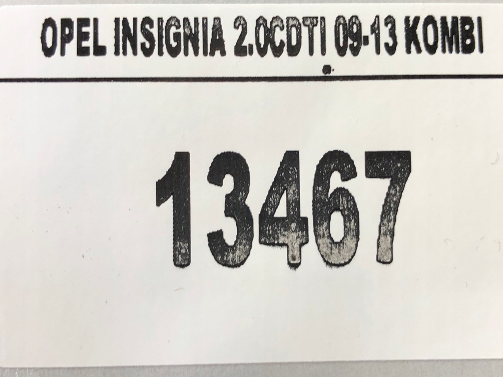 OPEL INSIGNIA SENSOR BLOCARE CENTRALĂ MODUL 13503204 Product image