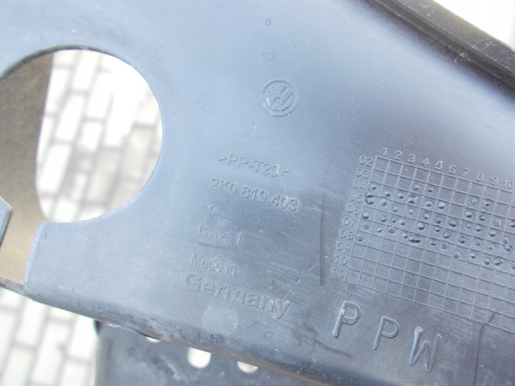 Plăci din plastic VW Touran și Caddy III 2K0819403 Product image
