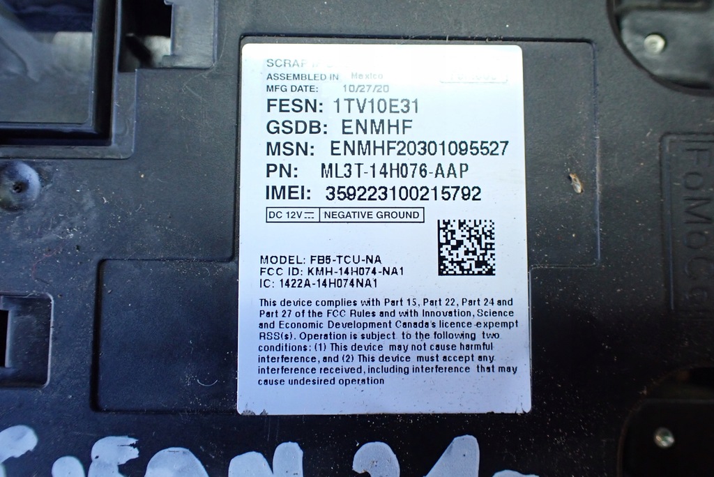 Modul de comunicare telematică Ford F150 Lariat 2022 Product image