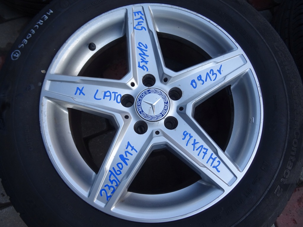 MERCEDES GLK ROȚI JANTE CU ANVELOPE 235/60 17 Product image