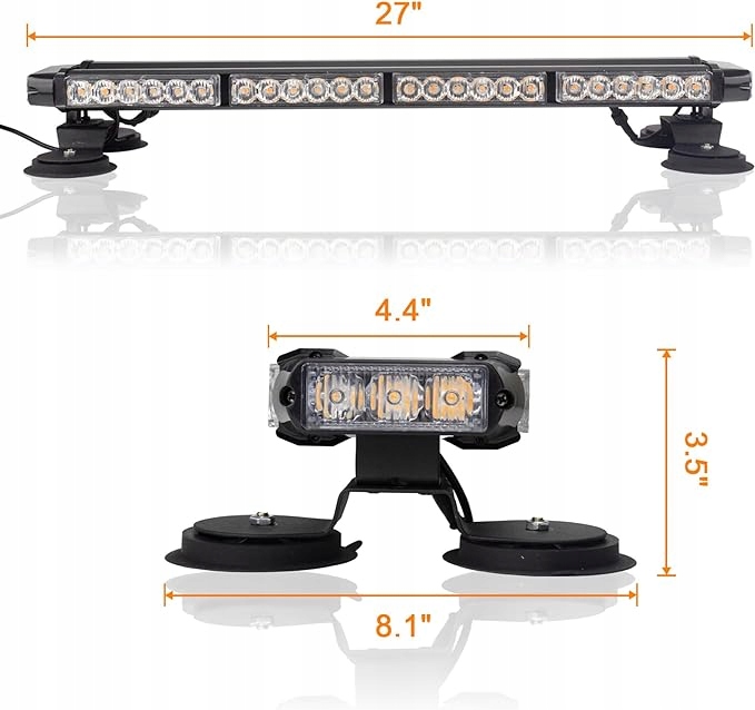 Lumină stroboscopică LED de urgență 12V Product image