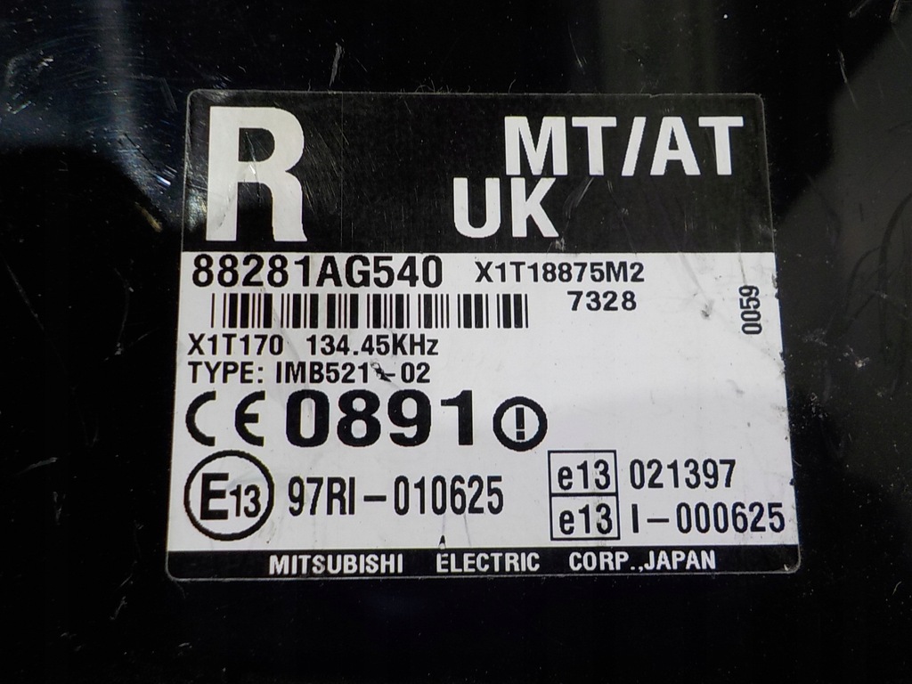 KIT DE PORNIRE SUBARU LEGACY IV 2.0 22611AM130 Y7 Product image