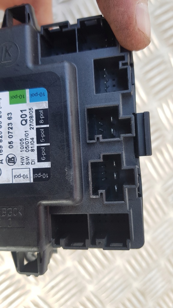 CONTROLLER DE COMPUTER MERCEDES CLASA B W245 STÂNGA SPATE A1698208526 Product image
