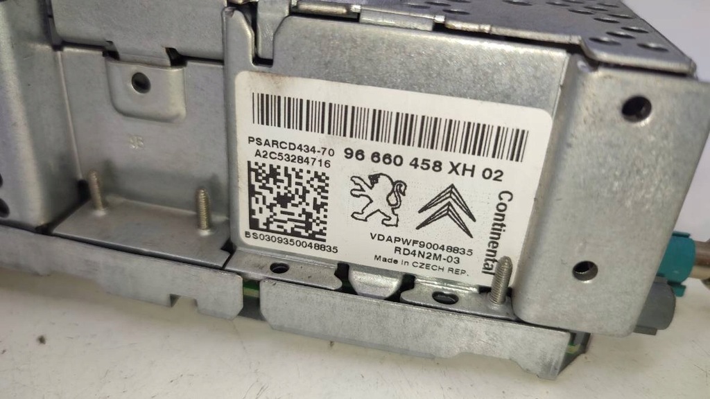RADIO CD PLAYER 96660458 PEUGEOT 308 I HDI Product image