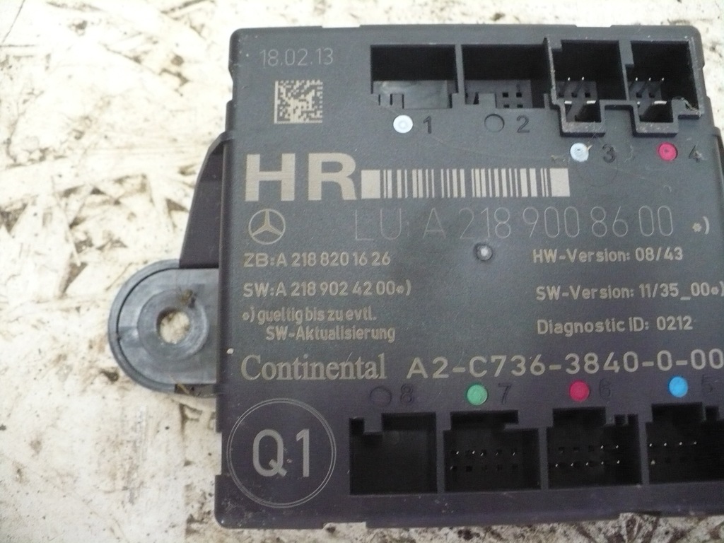 MODUL UȘĂ STÂNGA DREAPTA SPATE FAȚĂ MERCEDES W218 A2189008500 Product image