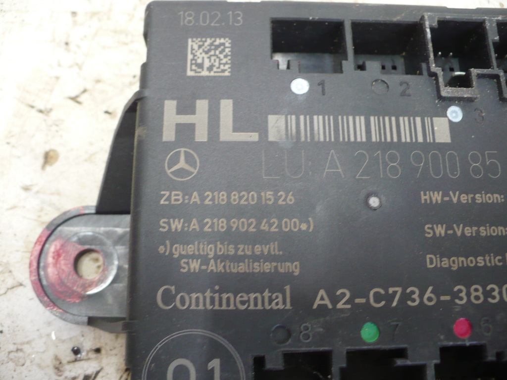 MODUL UȘĂ STÂNGA DREAPTA SPATE FAȚĂ MERCEDES W218 A2189008500 Product image