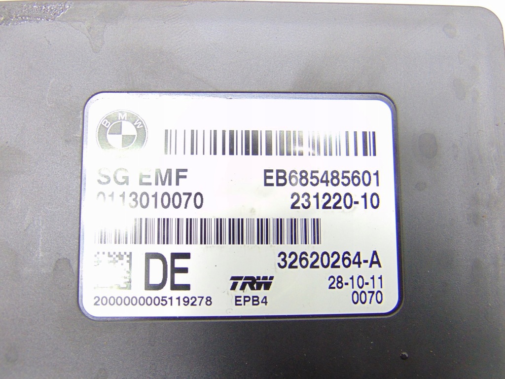 MODUL CONTROLLER FRANA DE MANA SG EMF BMW 5 F10 F11 6854856 Product image