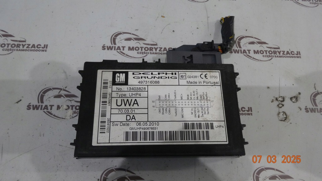 Opel Corsa D Lift 12r Bluetooth Modul 13403828 Product image